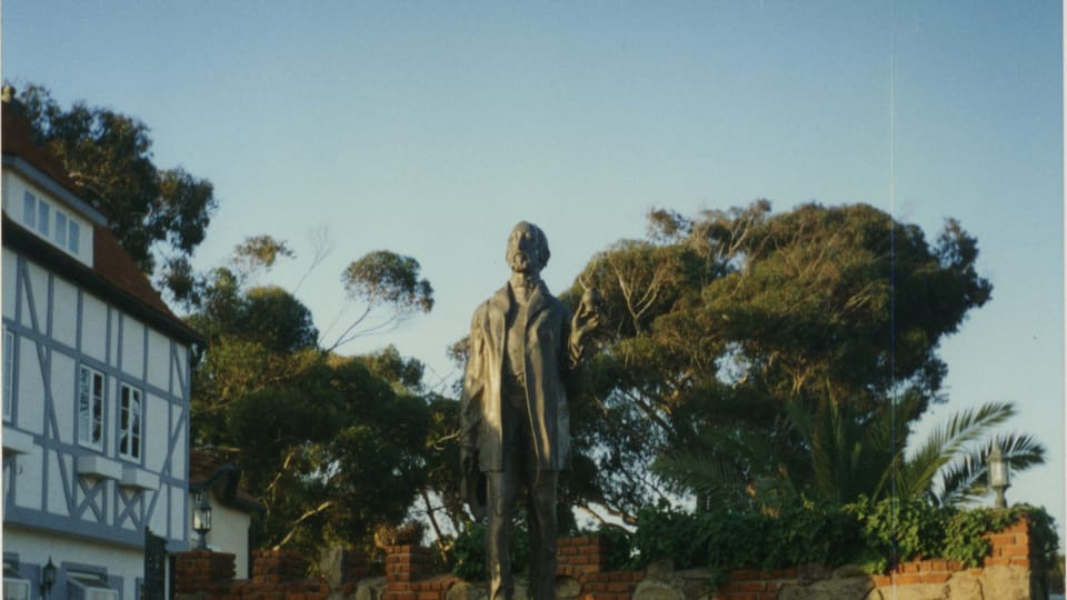 Inauguration de la statue de John Frazier | Photo: Courtesy of the Carlsbad City Library Carlsbad History Collection